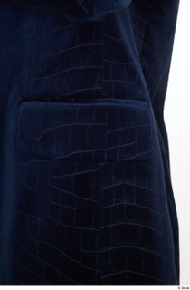 Urien blue velvet suit jacket dressed formal upper body 0016.jpg